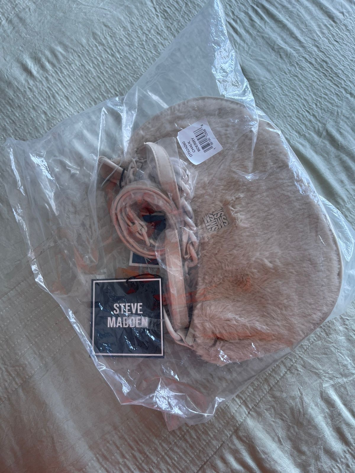 Steve Madden Faux Fur Hand Bag