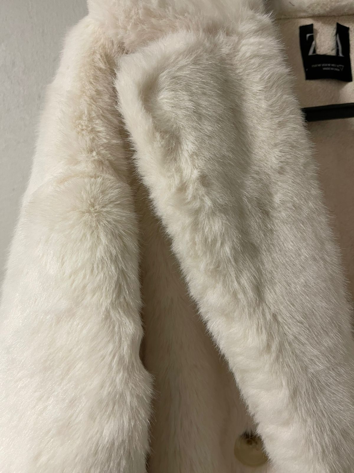 Zara Fawn Fur Coat