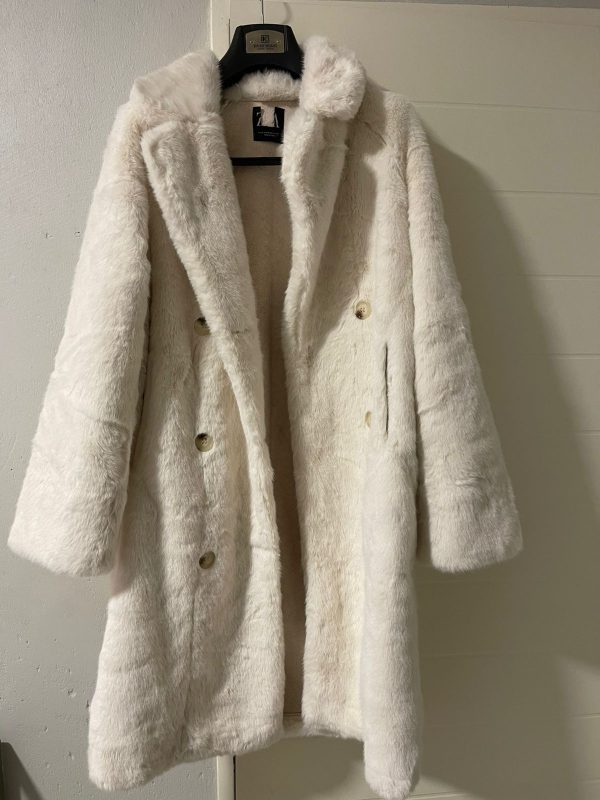 Zara Cream Fur Coat