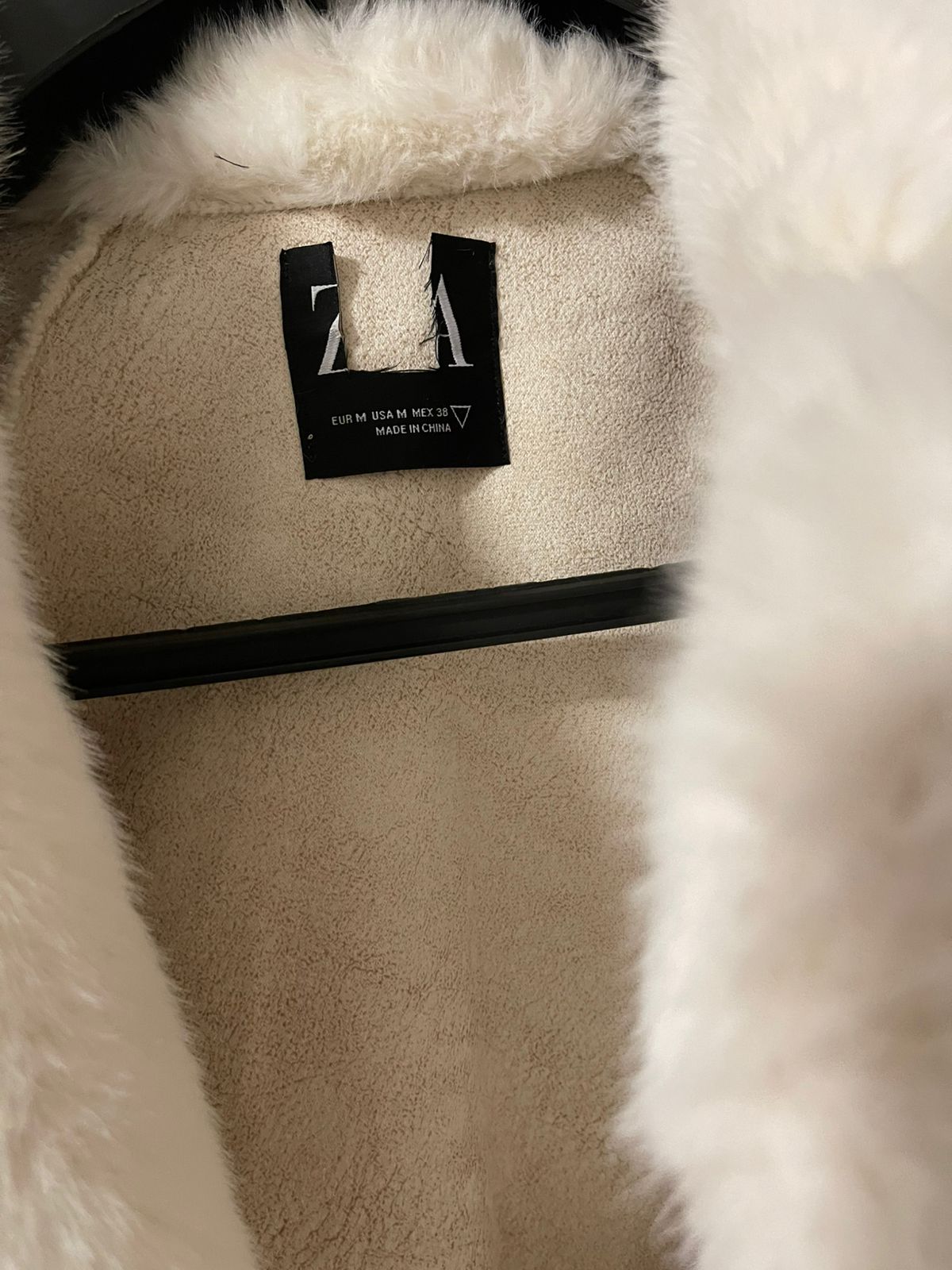 Zara Fawn Fur Coat