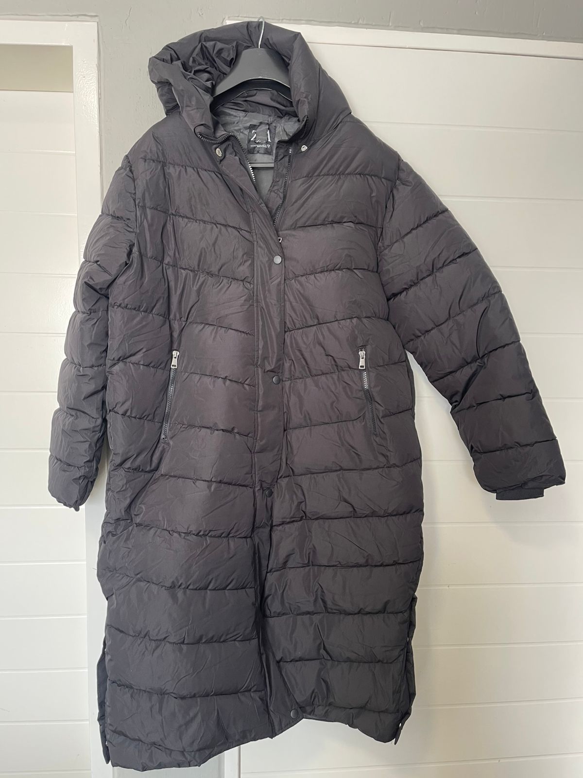 Zara Long Bomber Jacket