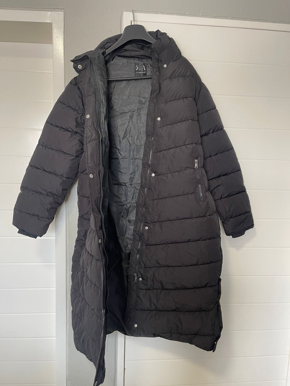 Zara Long Bomber Jacket