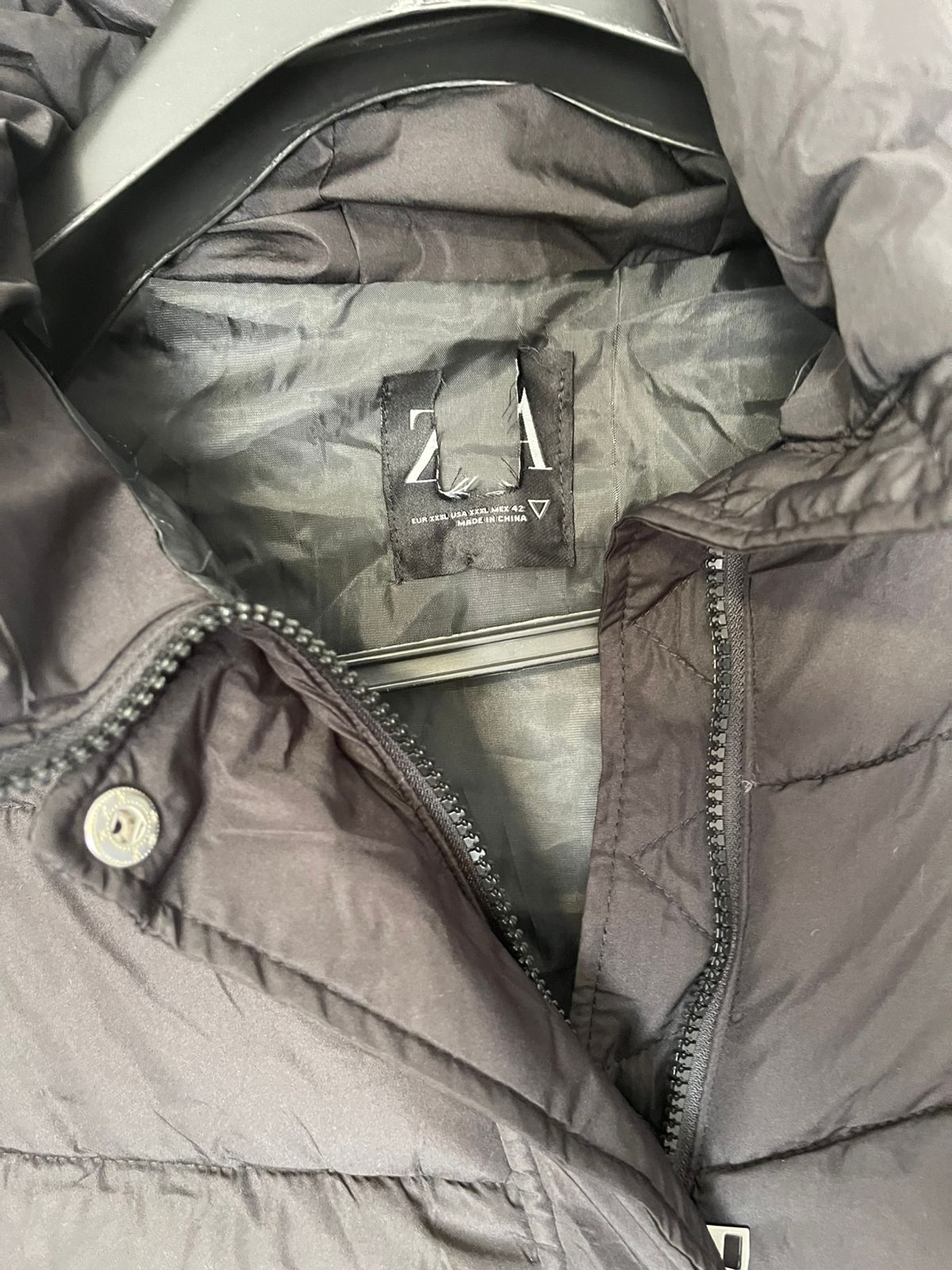 Zara Long Bomber Jacket