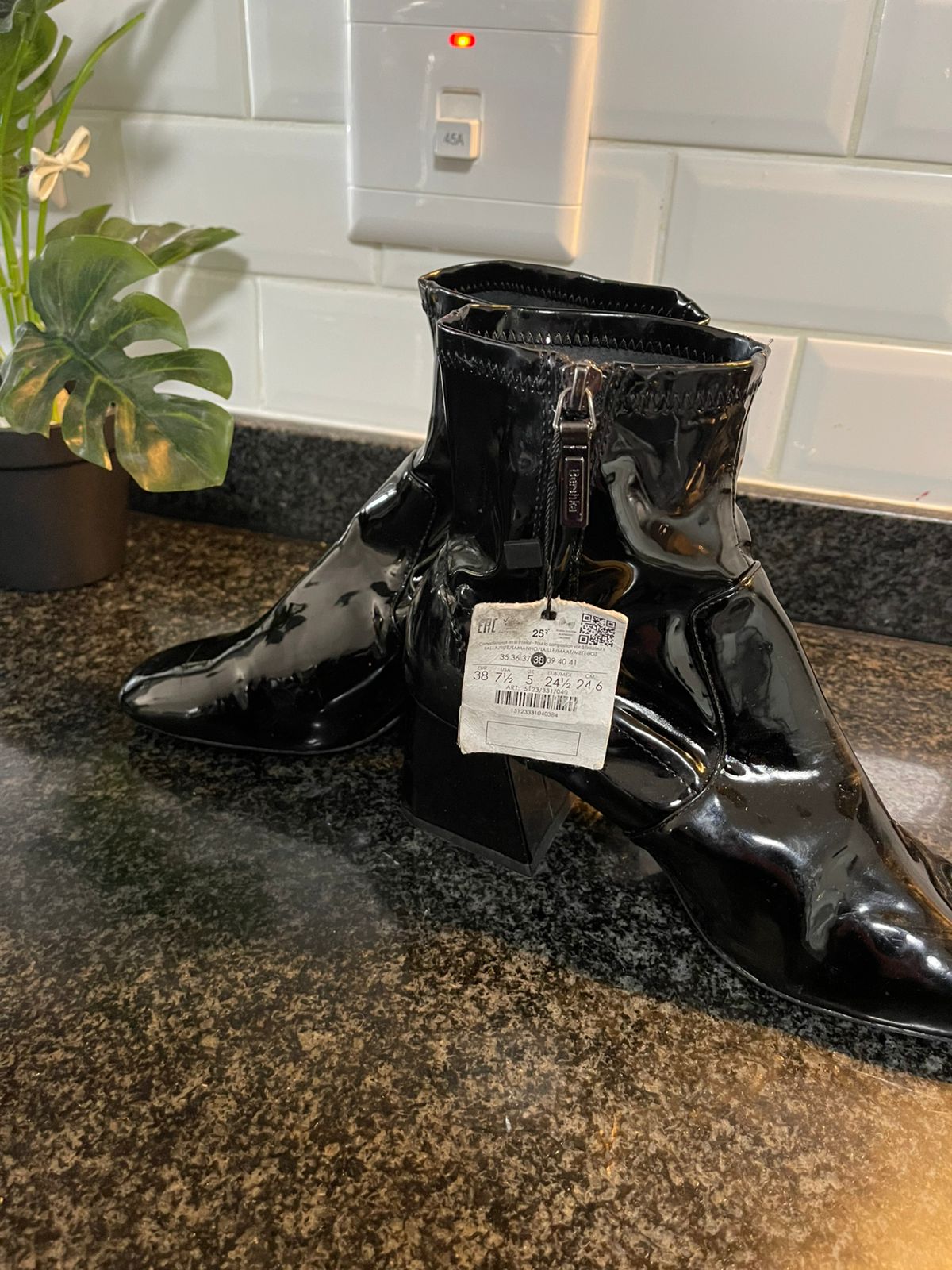 Bershka Platform Heel Boots