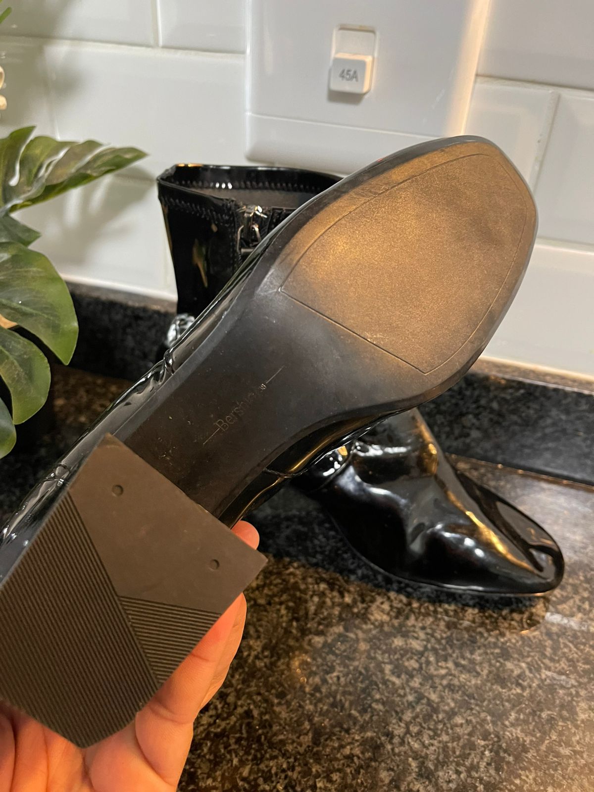 Bershka Platform Heel Boots