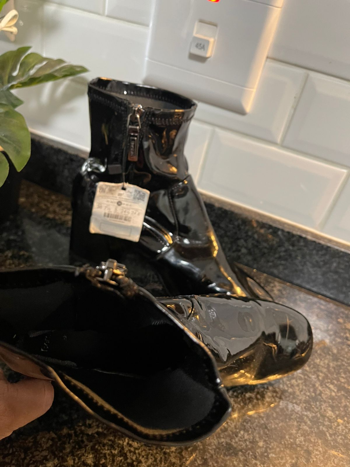 Bershka Platform Heel Boots