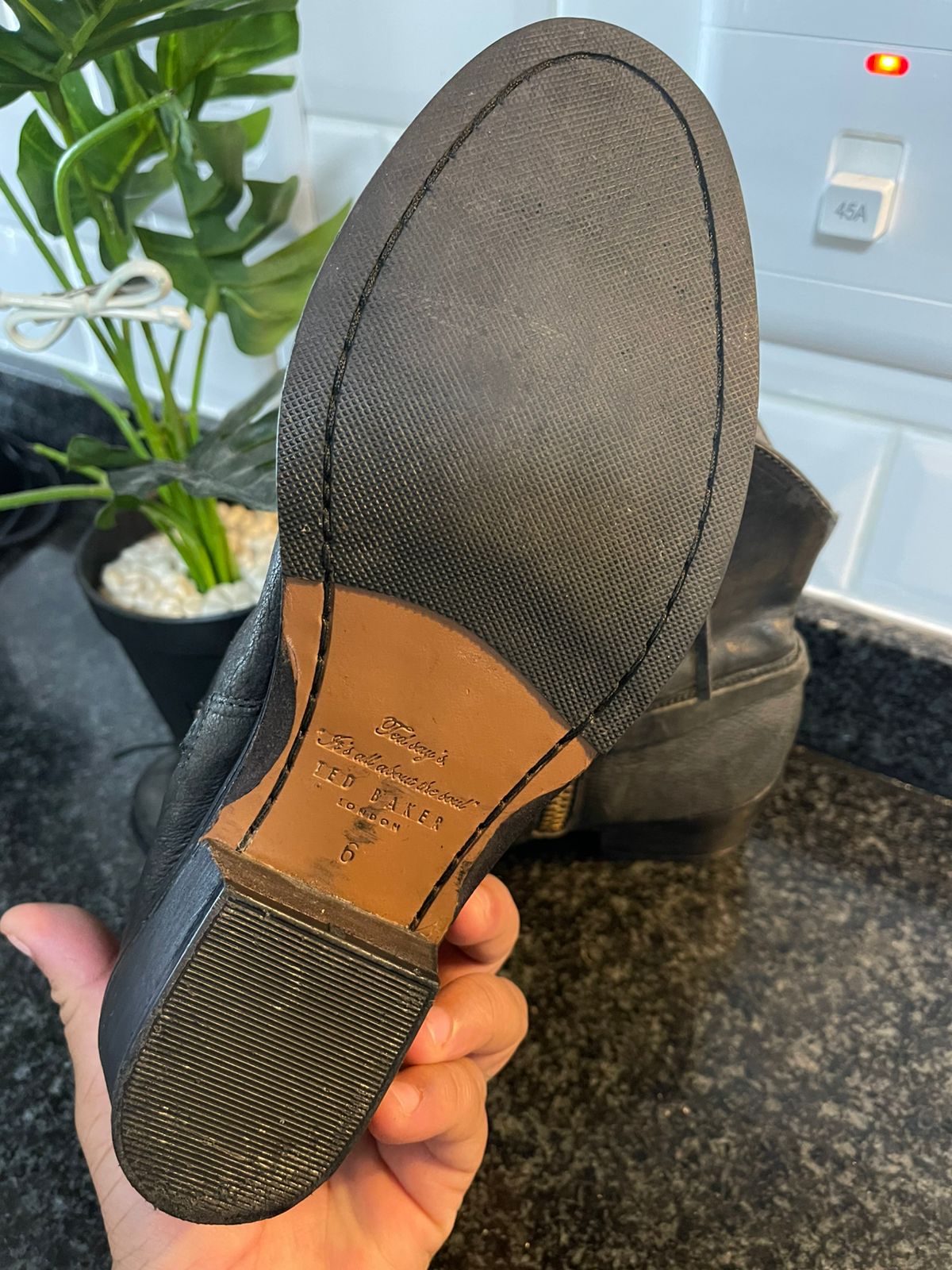 Pre-Owned Ted Baker Leather Ankle Boots