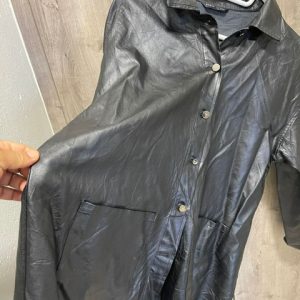 Leather Button Shirt