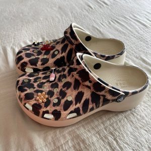 Leopard Print Crocs Pre-owned